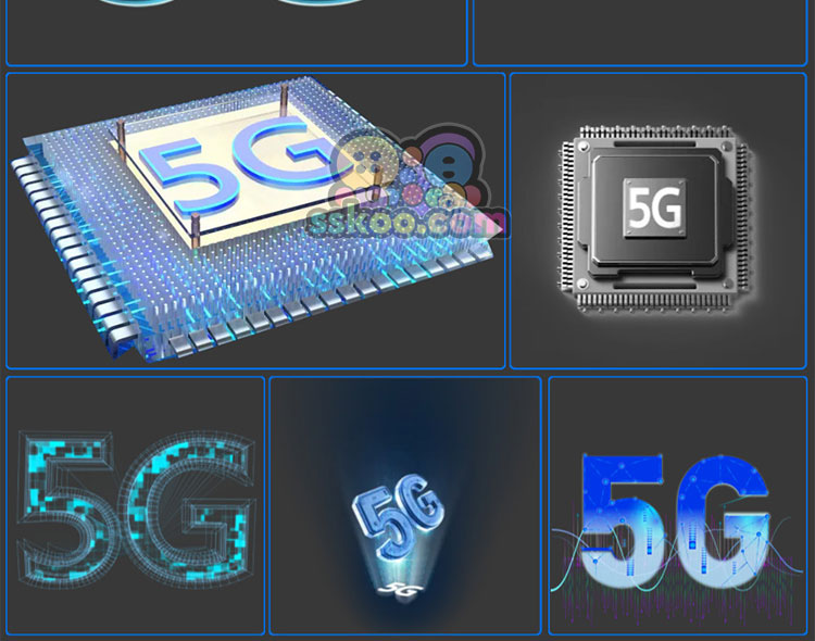 5G时代数字芯片未来科技PNG免抠元素图片PS平面设计背景装饰素材插图8