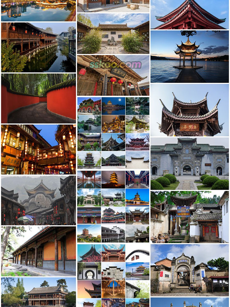 中国传统古典建筑寺庙亭台楼阁园林风代著名JPG图片插图摄影照片素材插图8