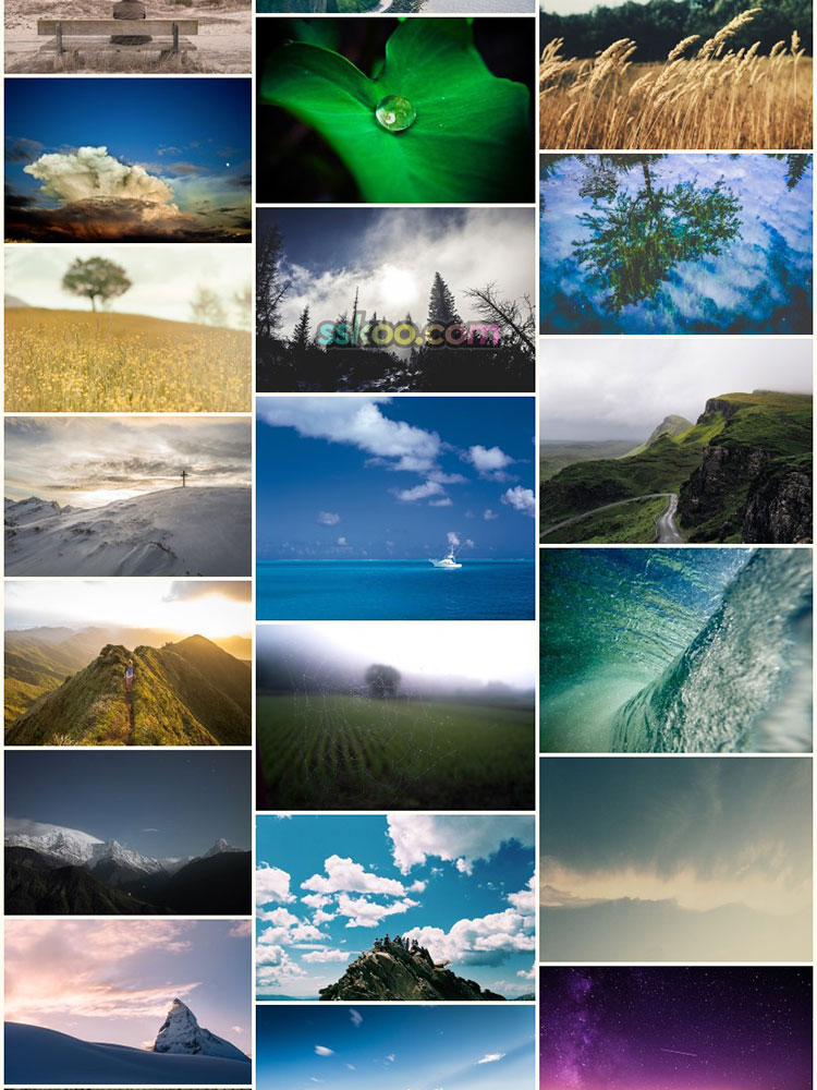 唯美山水树林风景高清JPG摄影照片4K壁纸背景图片插图设计素材插图10