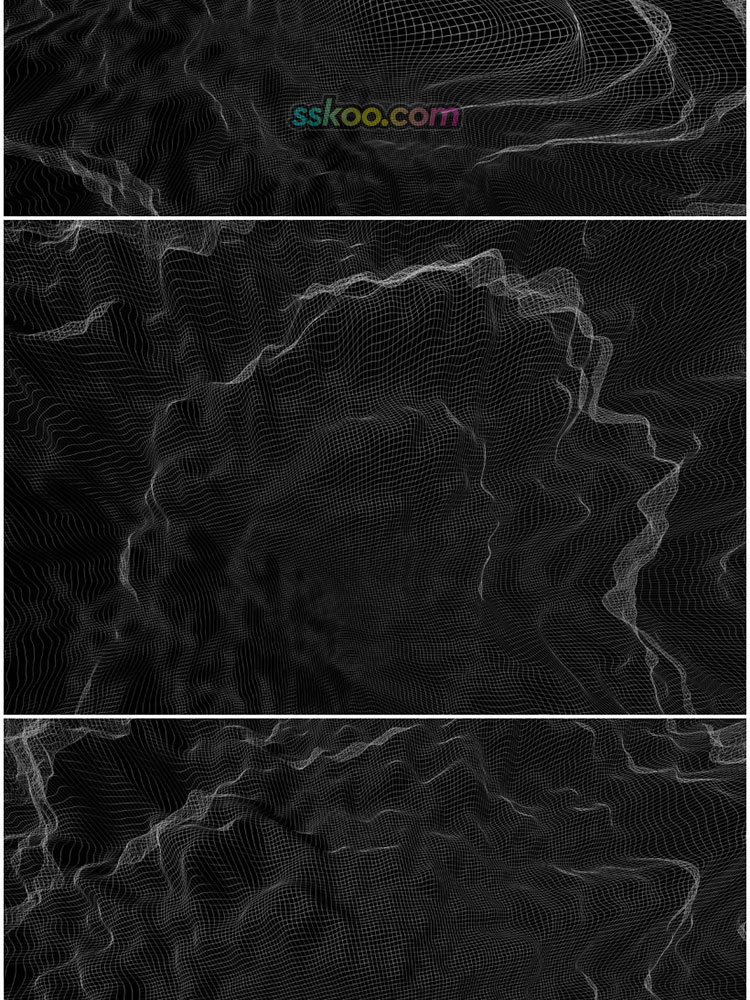 网格波浪纹理条纹科技感酷炫高清图JPG壁纸背景图片插图设计素材插图6