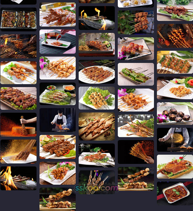 美味烧烤烤串食品高清JPG摄影照片4K壁纸背景图片插图设计素材插图19