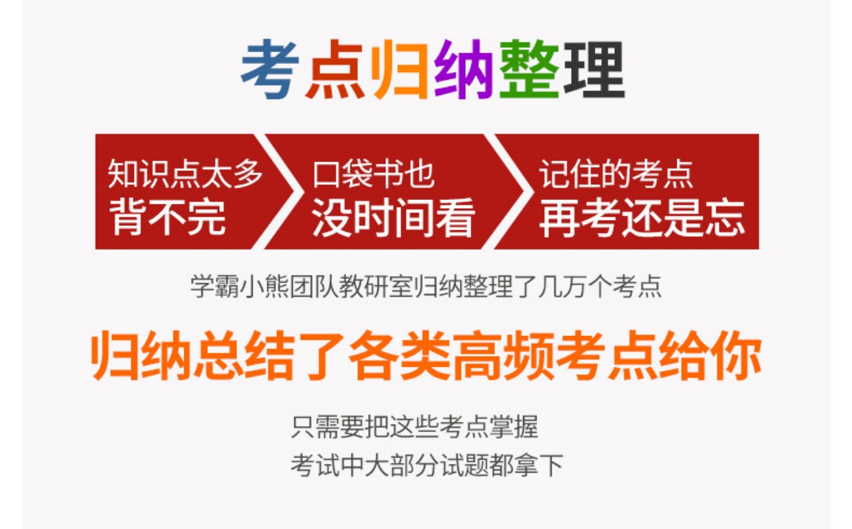 2018年学霸小熊笔记高中地理高考状元手写笔