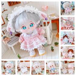 2023 Spring and summer skirt cotton dolls dressing dress set baby clothes star dolls normal fat body