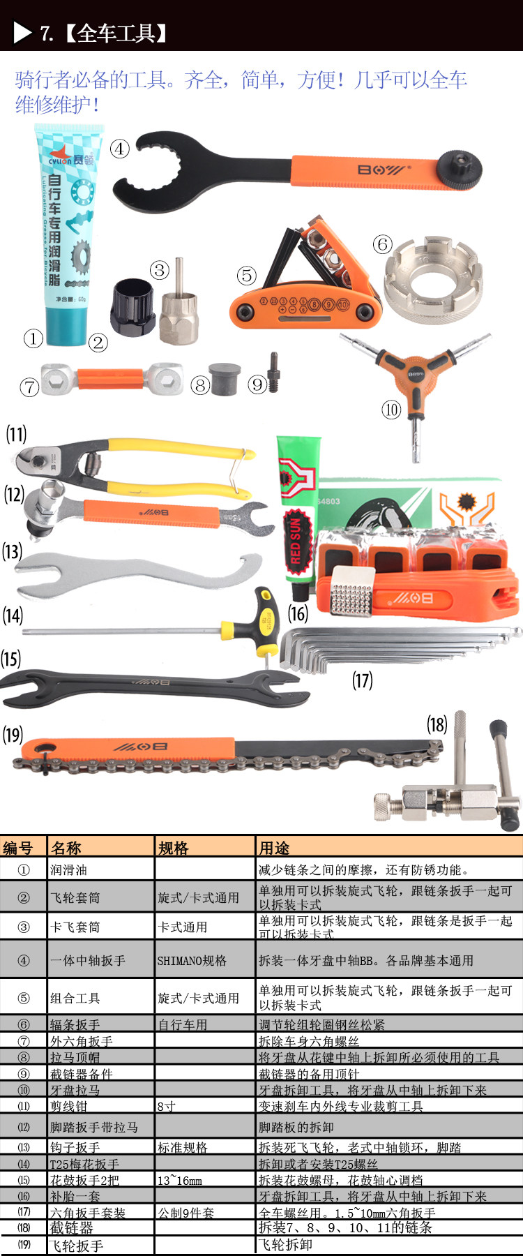 Outils pour vélo - Ref 2280952 Image 8