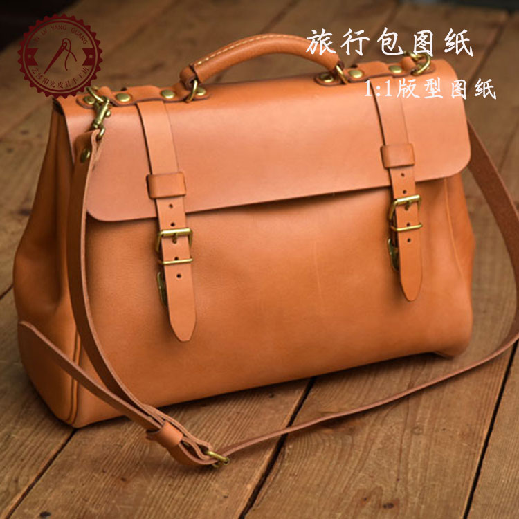 73 travel bag drawings handbag leather furniture diy handmade leather version type of tannic leather bag beating plate paper sample