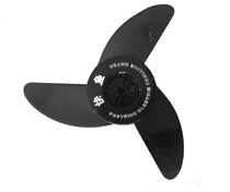Fast fish KY65 electric thruster rubber boat fishing boat motor special spiral blade fan blade fan blade