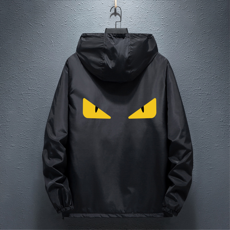 2026 Spring and Autumn Trendy Men's Jacket, Stylish and Versatile Windbreaker, Autumn Outfit for Teenagers, Little Monster Top