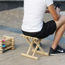 Mazha stool new authentic Locust Wood Maza home living room can be matched with dining table Maza solid wood folding stool