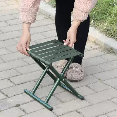 Outdoor folding small bench Portable Mazza folding stool Take children out to play Portable Mazza stool Ultra-light