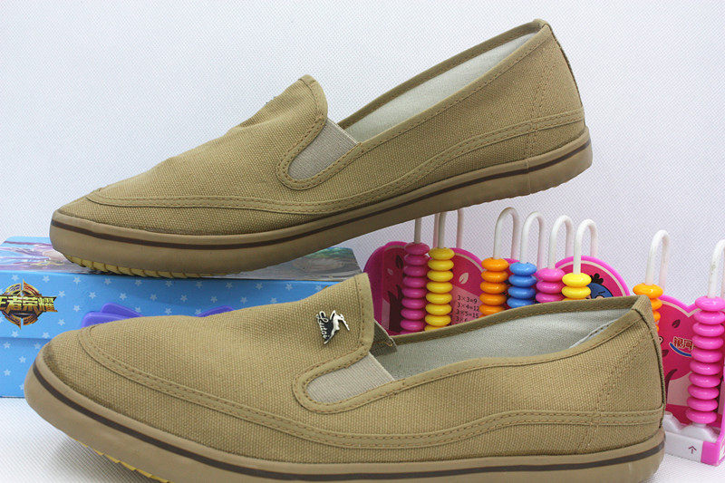 Shandong Lutai slip-on men's shoes work shoes labor shoes work shoes dad shoes Chinese style casual breathable shoes