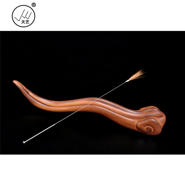 Tianyi ear picking tool silver needle chicken feather stick pure handmade professional ear picking ear tool single