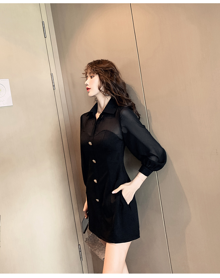 VK旗艦店 韓系雪紡燈籠袖襯衣修身短褲套裝長袖褲裝
