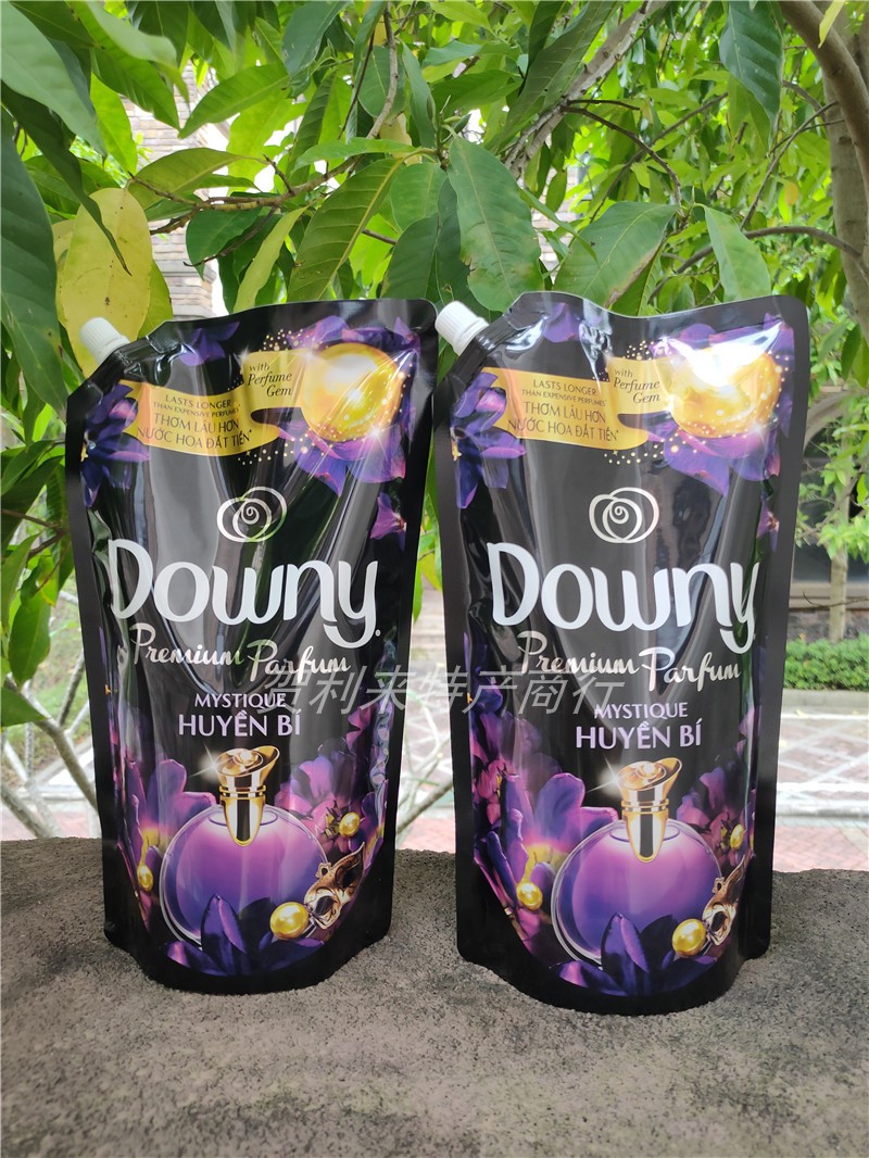 Vietnamese Downy When Nanny Fragrance Flower Perfume Clothing Softener 1 35L Black Purple Bag Laundry Care Flexo