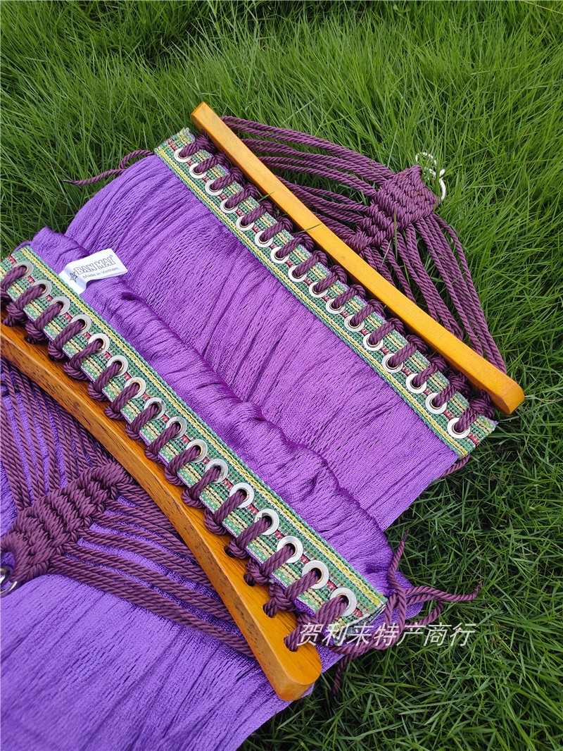 Vietnamese Nemesis Bed Hammock Dense Mesh Indoor outdoor leisure net Cradle Party Portable with outdoor supplies camping