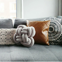 ins burst Danish same Knot ball knotted pillow sofa pillow hand pillow creative Nordic simple pillow pillow