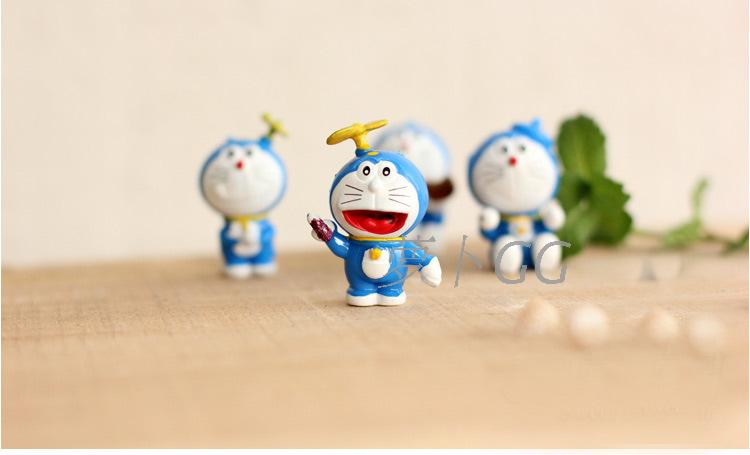 Cảnh trang trí bánh trang trí robot mèo jingle mèo bức tượng trang trí bánh trang trí trang trí phụ kiện làm bánh cách trang trí phòng khách nhà vuông