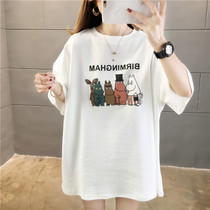 Pregnancy Woman Dress Short Sleeve T-shirt Woman 2022 New Chaochun Summer blouses Long style Loose Big Code Womens Pregnancy Woman dress