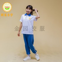 Shantou Jinping District Huadong Primary School school uniform Summer clothes Winter clothes cotton padded college style series Jinyuan school uniform customization