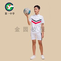 Shantou No 1 Middle School school uniform Mens summer clothes winter clothes padded college style series Jinyuan school uniform customization
