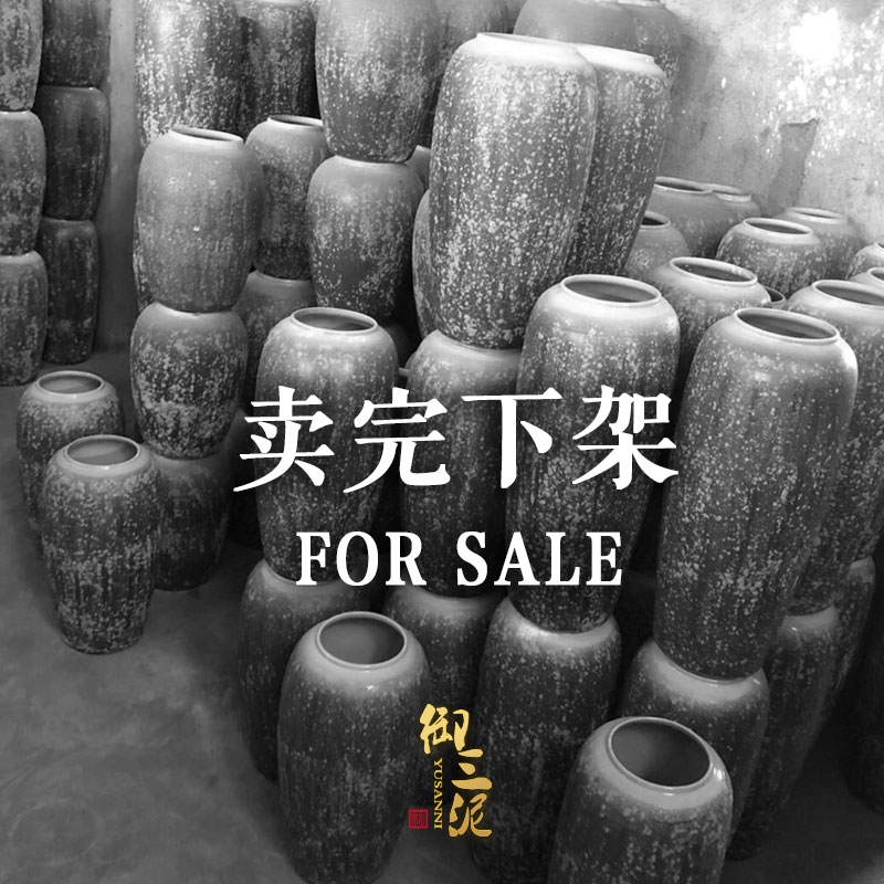 Jingdezhen ceramic landing clearance vase sitting room dry flower is placed to restore ancient ways produce in arranging flowers flower garden decoration
