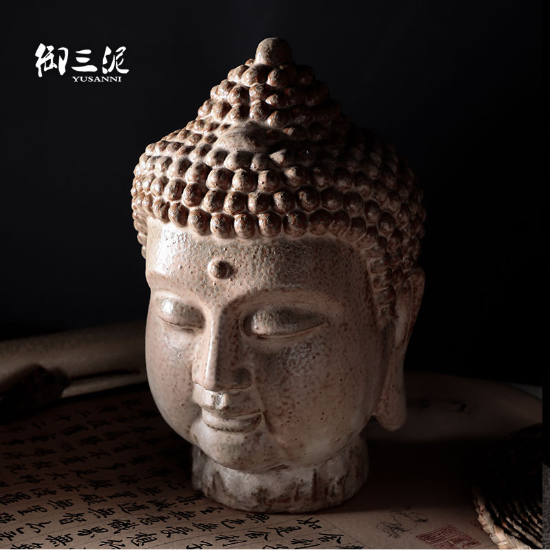Chinese zen beadle of Buddha amitabha tathagata furnishing articles large Buddha first decorate household ceramics handicraft