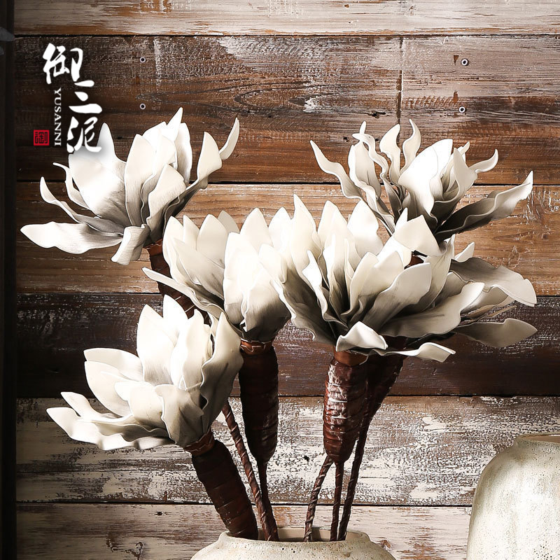 European EVA simulation flower soft European decorative flower PE flower EVA plane flower