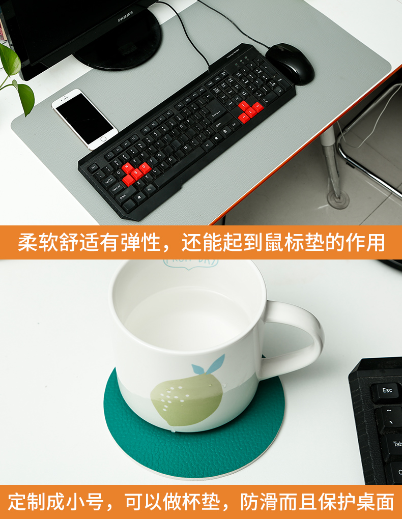 Da mẫu bàn pad kinh doanh máy tính sách viết bảng pad chuột pad bảng pad dày lên tăng nhiều màu tùy chỉnh - Khăn trải bàn khăn trải bàn tiệc cưới