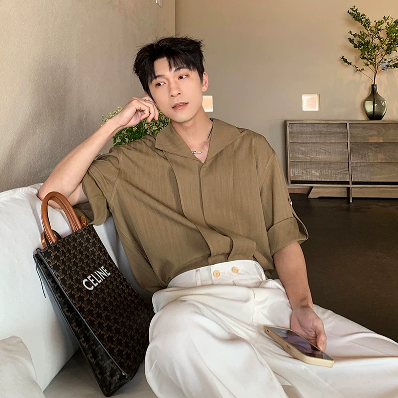 Summer shirt, high-quality style, oversize