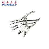 Clamp spring pliers for shaft-use holes