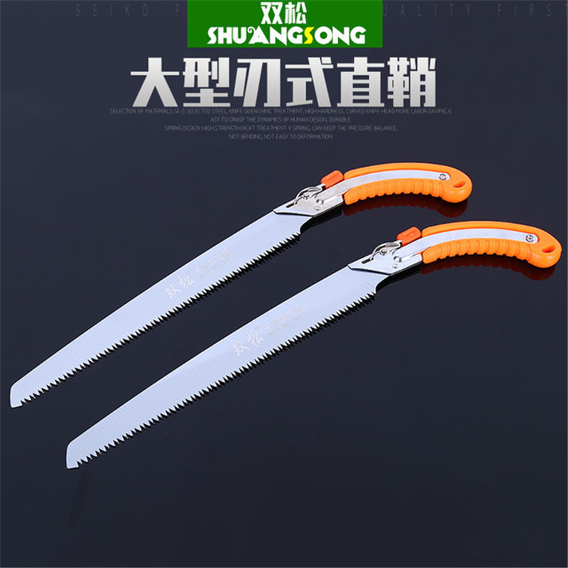 Hand saw Taiwan saw blade 350 straight saw fruit tree saw grafting gardening garden saw pruning large branch saw - Taobao