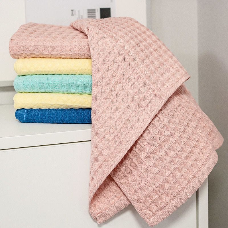 Member Store mm 100% Cotton Waffle Weave Face Towels, 10-Pack, 34Cm*70Cm