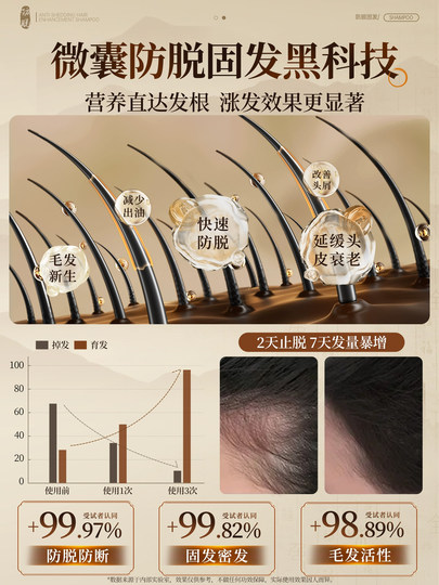 Ingwer-Shampoo verhindert Haarausfall, stärkt das Haar, kontrolliert Öl, flauschiges, nicht wachsendes Haar, verdichtet das Haar, entfernt Schuppen und lindert Juckreiz für Männer und Frauen, offizielles authentisches Produkt