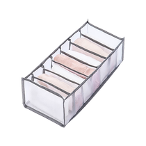 Clothes and pants storage artifact household divided leggings underwear storage box organizer bag wardrobe layered storage box