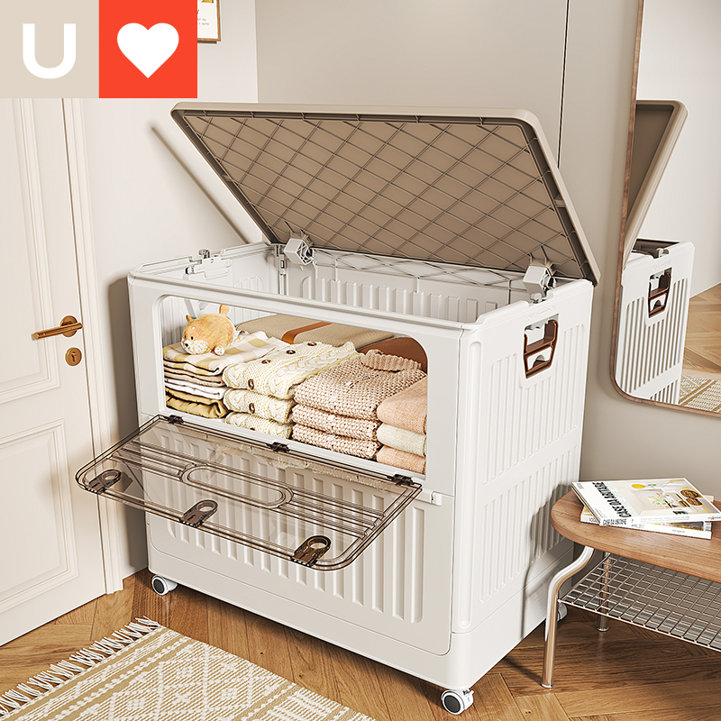 Ящик для хранения одежды Younai бытовой крупнотоннажный негабаритный ящик-раскладушка для хранения одежды, ящик для хранения игрушек, корзина для хранения