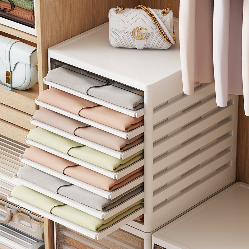 Clothing Pants containing Divine Instrumental Home Wardrobe Stratix Containing Box Clothing Finishing Box Drawer-style Compartment Shelf-Taobao