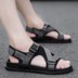 Hè 2018 mới Hàn Quốc sandal thể thao nam giày đi biển hè mềm đế Việt xu hướng sinh viên hoang dã dép dây nam Sandal