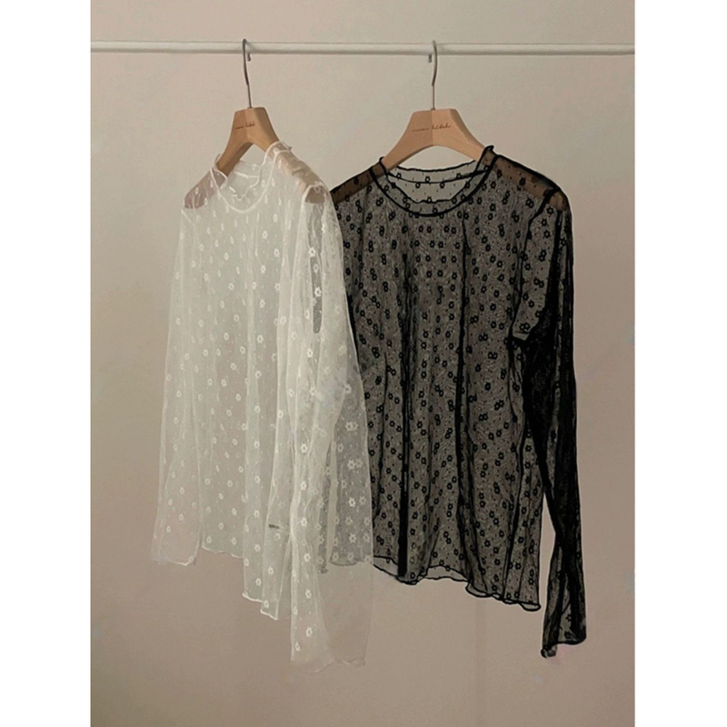 9.16/ "Little Flower" Is Ready~ Mesh Lace Collar Layered for a Stylish Look, Perfect as a Base Layer or Inner Top 9.16/ "Little Flower" Is Ready~ Mesh Lace Collar Layered for a Stylish Look, Perfect as a Base Layer or Inner Top