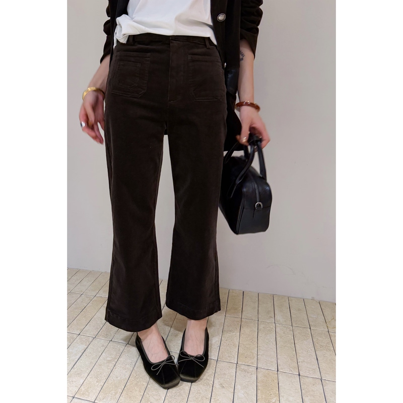 9.4/“Hong Kong Style Retro Slightly Spicy Pants” Zhang Ying Autumn and Winter ~ Corduroy Loose Style High-Waisted Straight Casual Pants 9.4/“Hong Kong Style Retro Slightly Spicy Pants” Zhang Ying Autumn and Winter ~ Corduroy Loose Style High-Waisted Straight Casual Pants