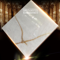 Imitation jade stone man made light transmission stone light transmission plate net Yuchammei jade ceiling door head lamplight box plate cloud stone light sheet