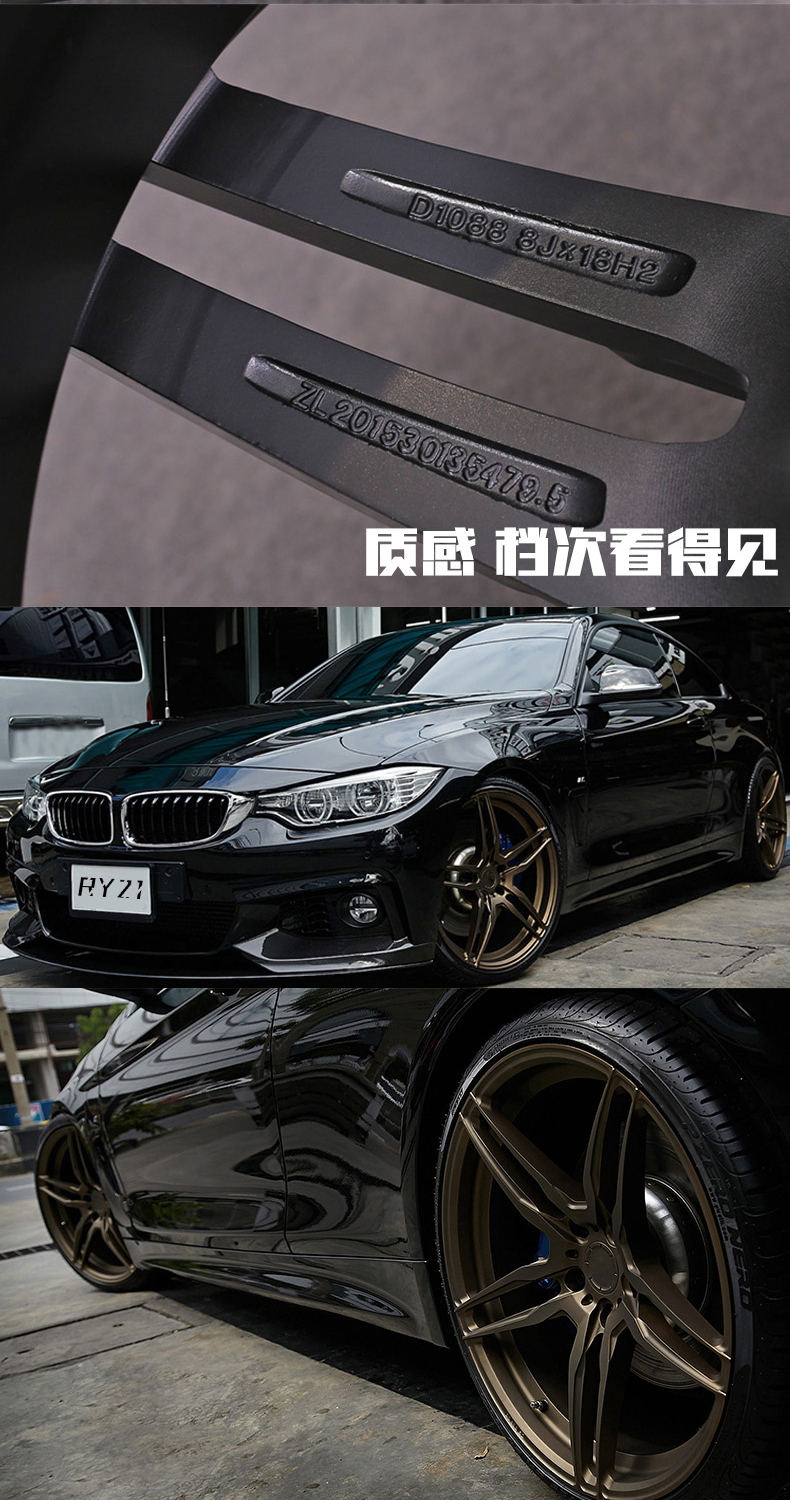 Zhongyu nhôm hợp kim a6 Kia k5 xe sửa đổi bánh xe rèn 15 16 17 18 19 20 21 22 inch vành xe ô tô