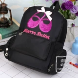 Детский водонепроницаемый рюкзак, модная сумка через плечо, танцующие туфли