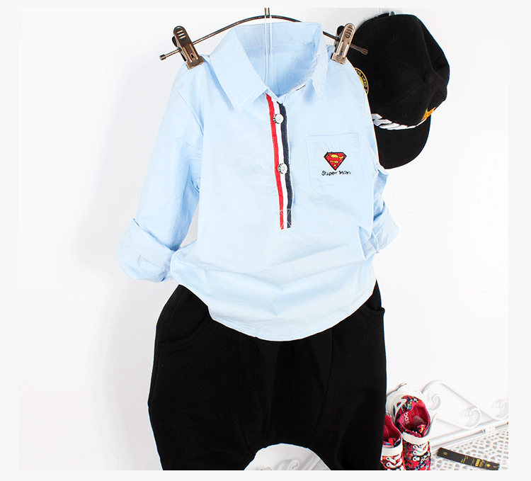 Chemise garcon à manche longue - Ref 2075575 Image 23