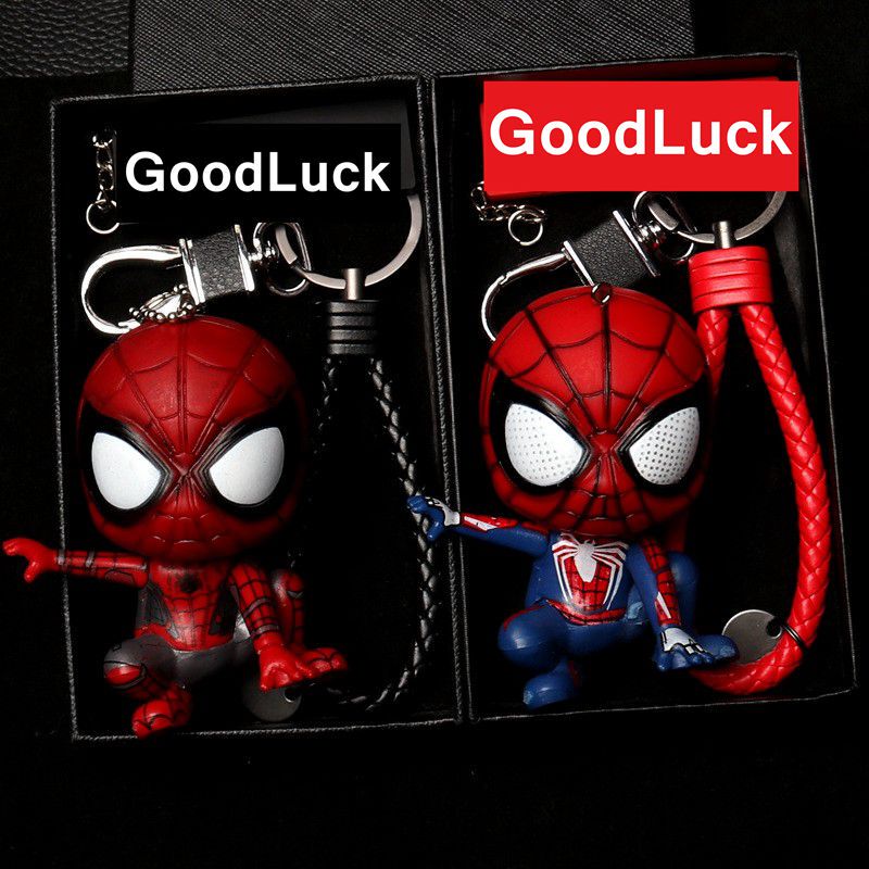 Spider-Man Keychain Exquisite Key Ring Chain for Girls, Couples, Women, Car Key Pendant, Backpack Accessory