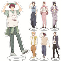 Cute cool boys cool and a little bold kids stand acrylic ornaments