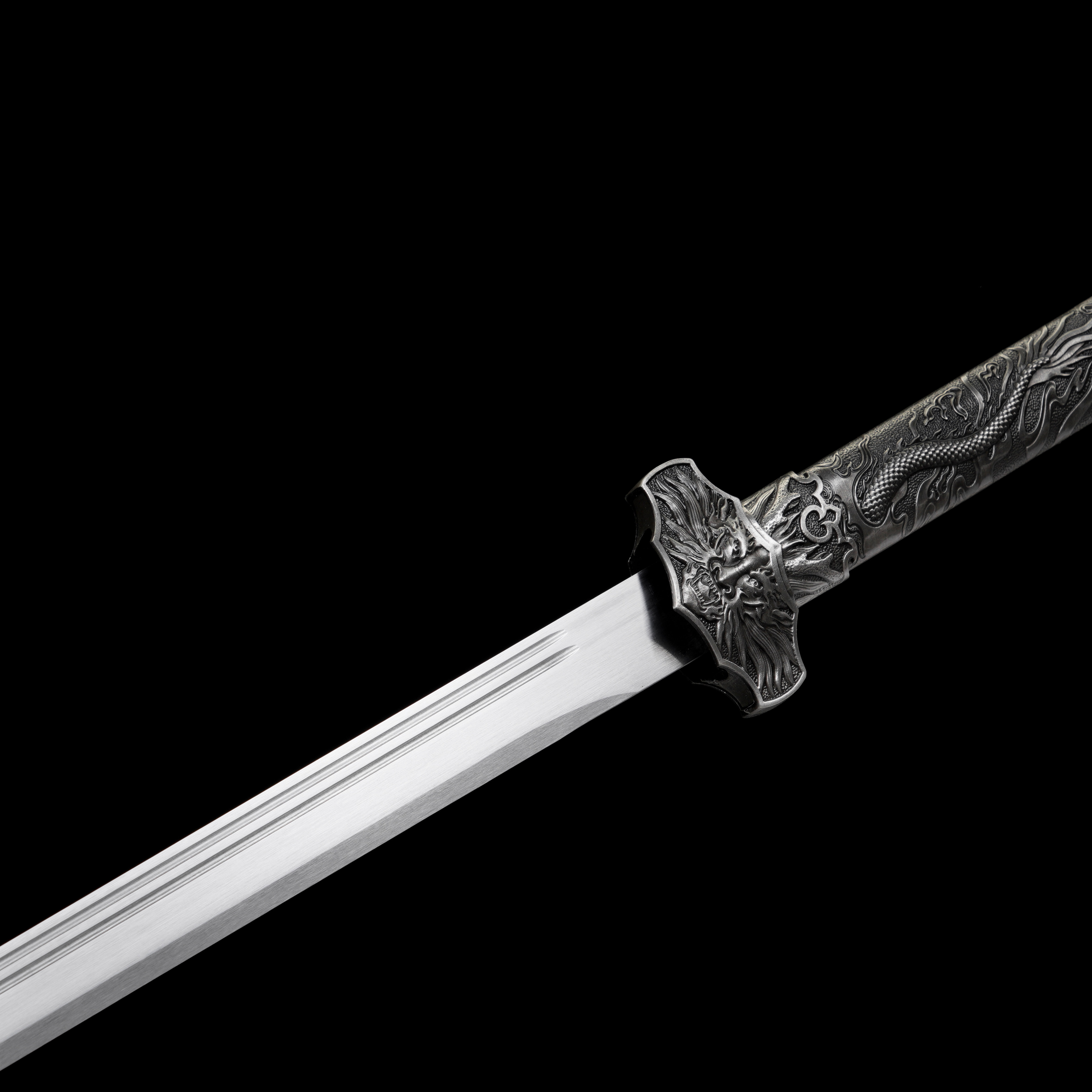 25年最新推荐｜合金刀鞘唐刀耀龙唐横刀，户外冷兵器收藏新宠儿！-剑