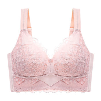 Yalu underwear ແມ່ຍິງ seamless ເຕົ້ານົມຂະຫນາດໃຫຍ່ເປີດເຜີຍເຕົ້ານົມຂະຫນາດນ້ອຍຕ້ານການ sagging ປັບ bra summer ແບບ ultra-thin ເພື່ອໃຫ້ໄດ້ຮັບອຸປະກອນເສີມເຕົ້ານົມ