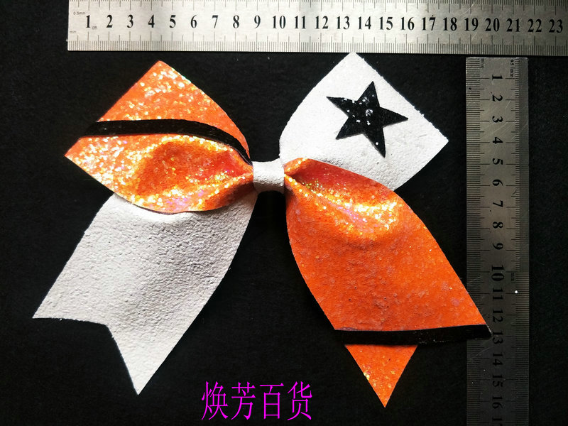 Flower Ball Cheerleading Fitness Playground Dance Competition Butterfly Knots Hair Accessories Hair Accessories 5 Stars Shiny Slices Head Flowers