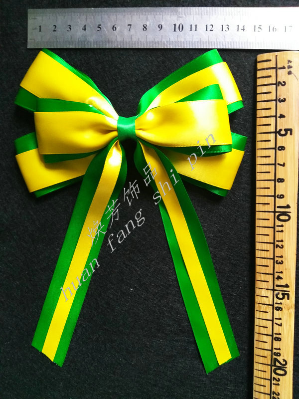 Artisanal cheerleading cheerleading fitness dance full of preferential hot selling dance performance butterfly knot headwear hair accessories