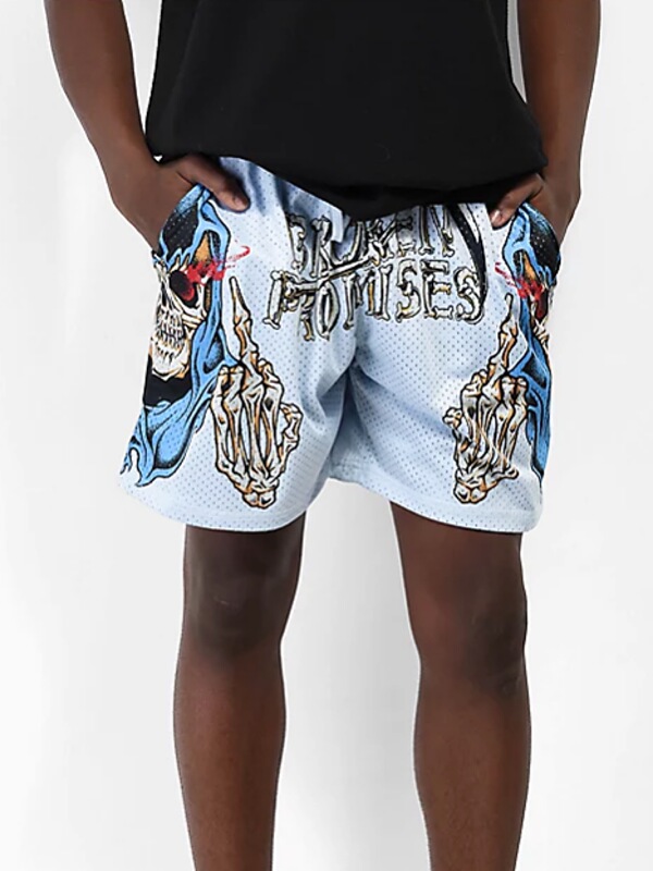 Broken Promises American Street Retro Rock Rap Punk Shorts Broken Promises American Street Retro Rock Rap Punk Shorts