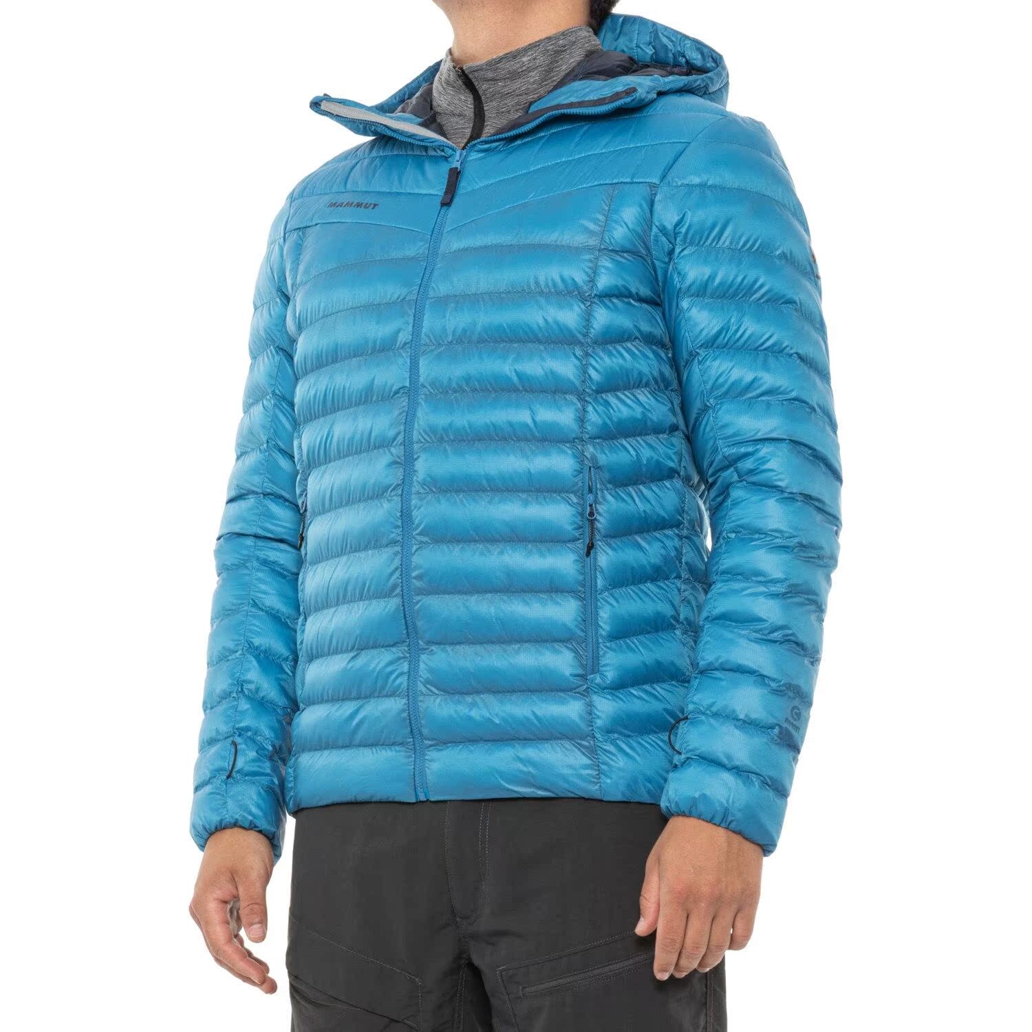 Spot new Mammut Albula Hooded Mammoth Mammoth Men's warm and ultra-light ribs cotton suit